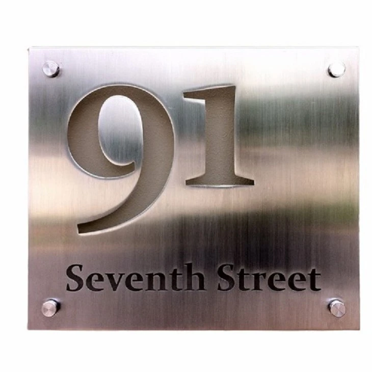 Aluminum Stainless Steel Metal Nameplate Aluminum Stainless Steel Metal Nameplate