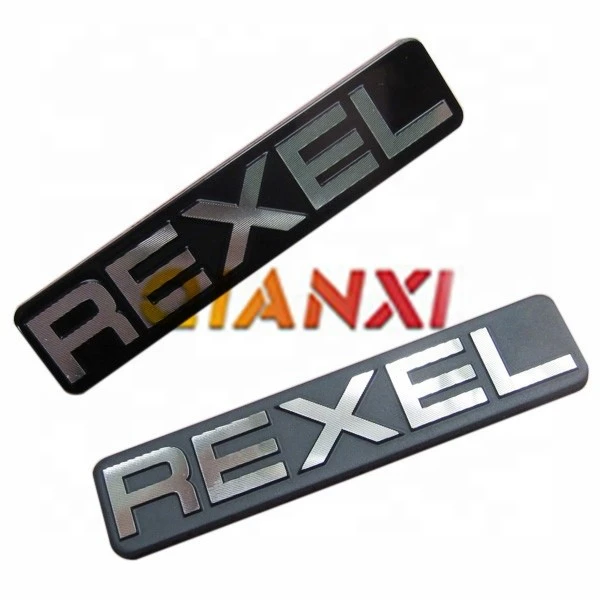 Gold Plated Embossed Metal Number Badge high quality